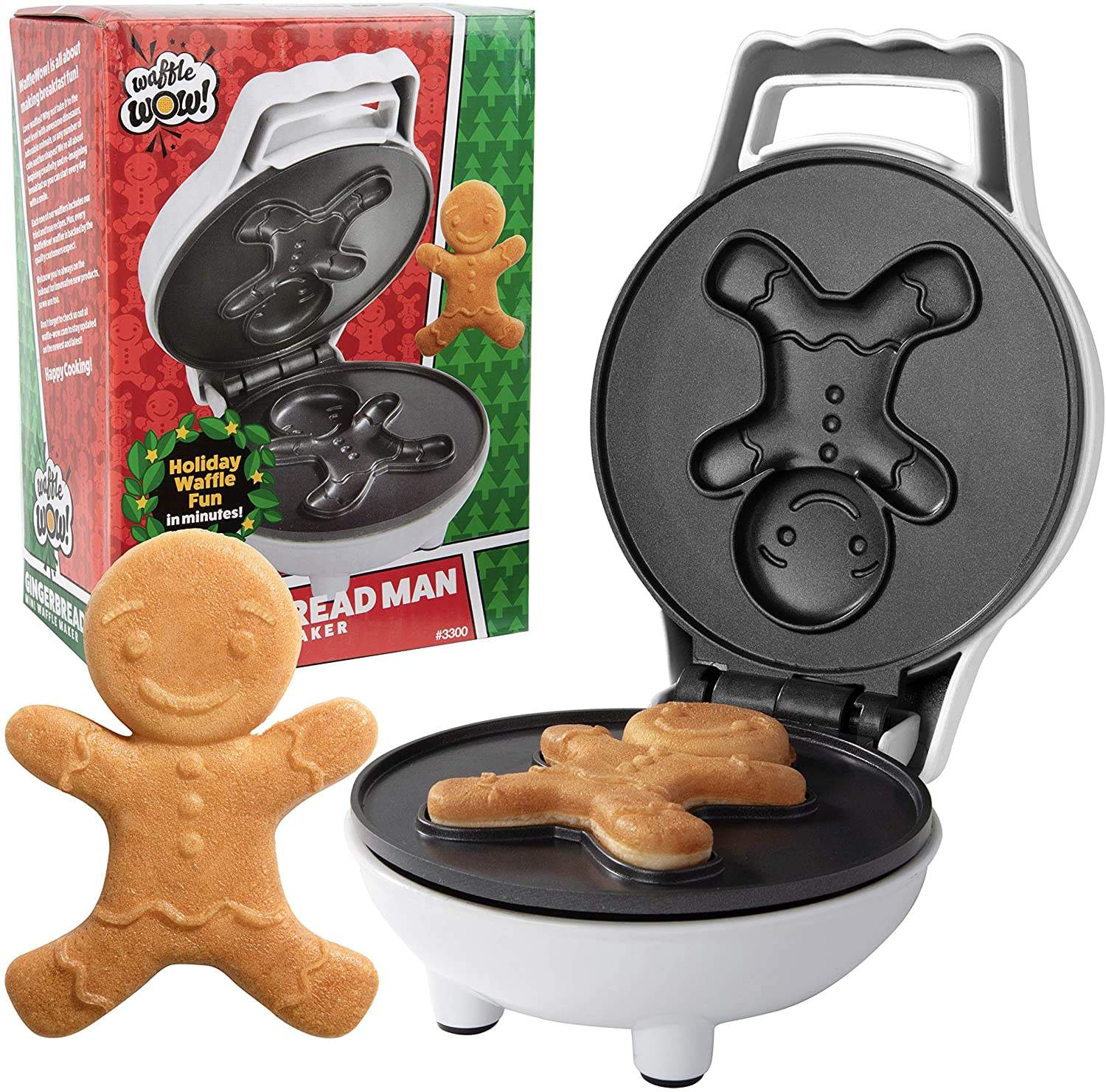 Gingerbread Man-Waffle Wow!-Mini Waffler