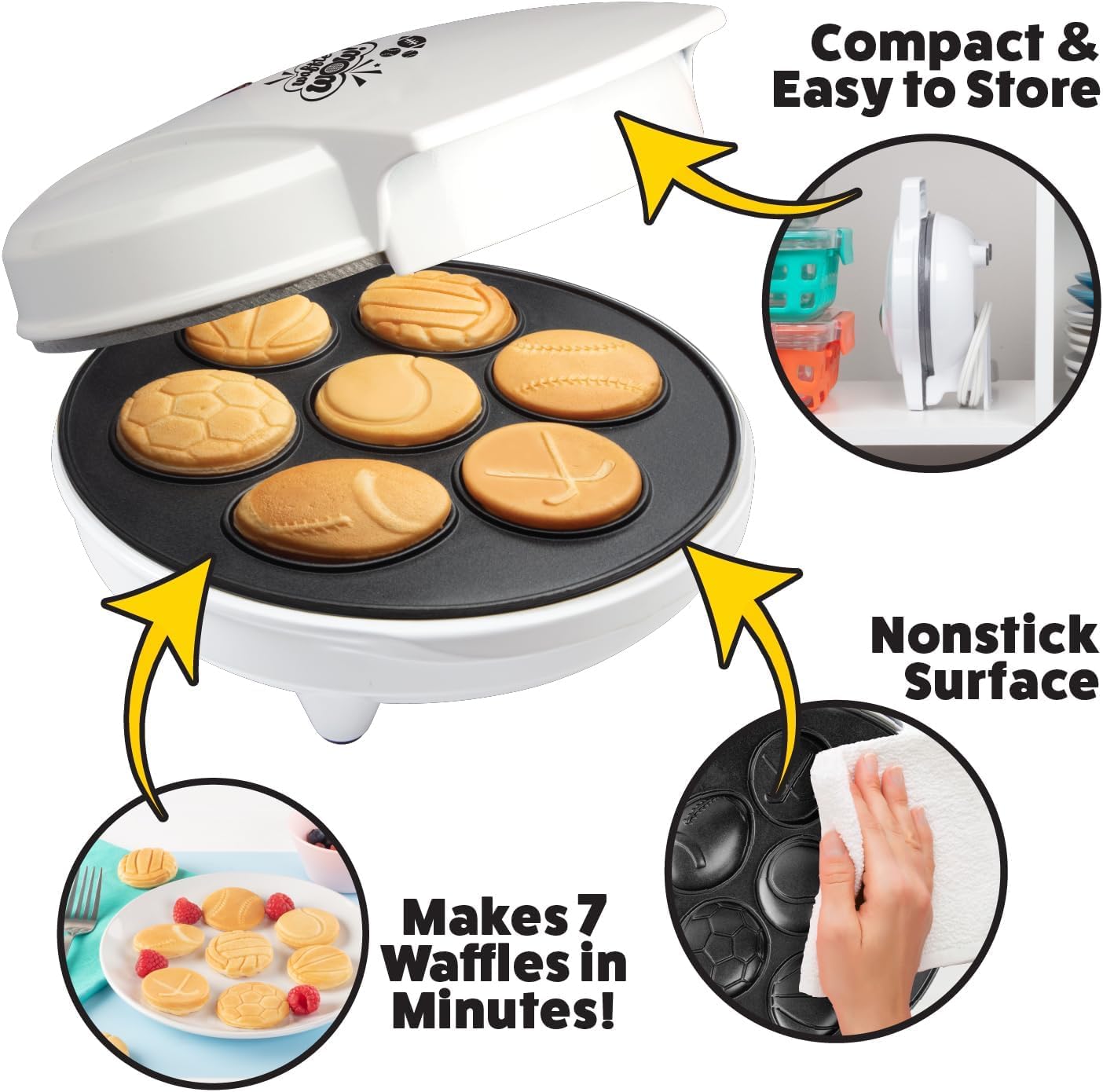 Let's Play Ball Waffle Maker