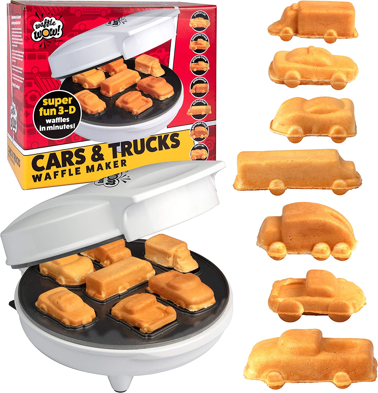 Waffle Wow! ワッフルメーカー 車の形 プレート付き Waffle Wow! ワッフルメーカー 車の形 プレート付き - メルカリ