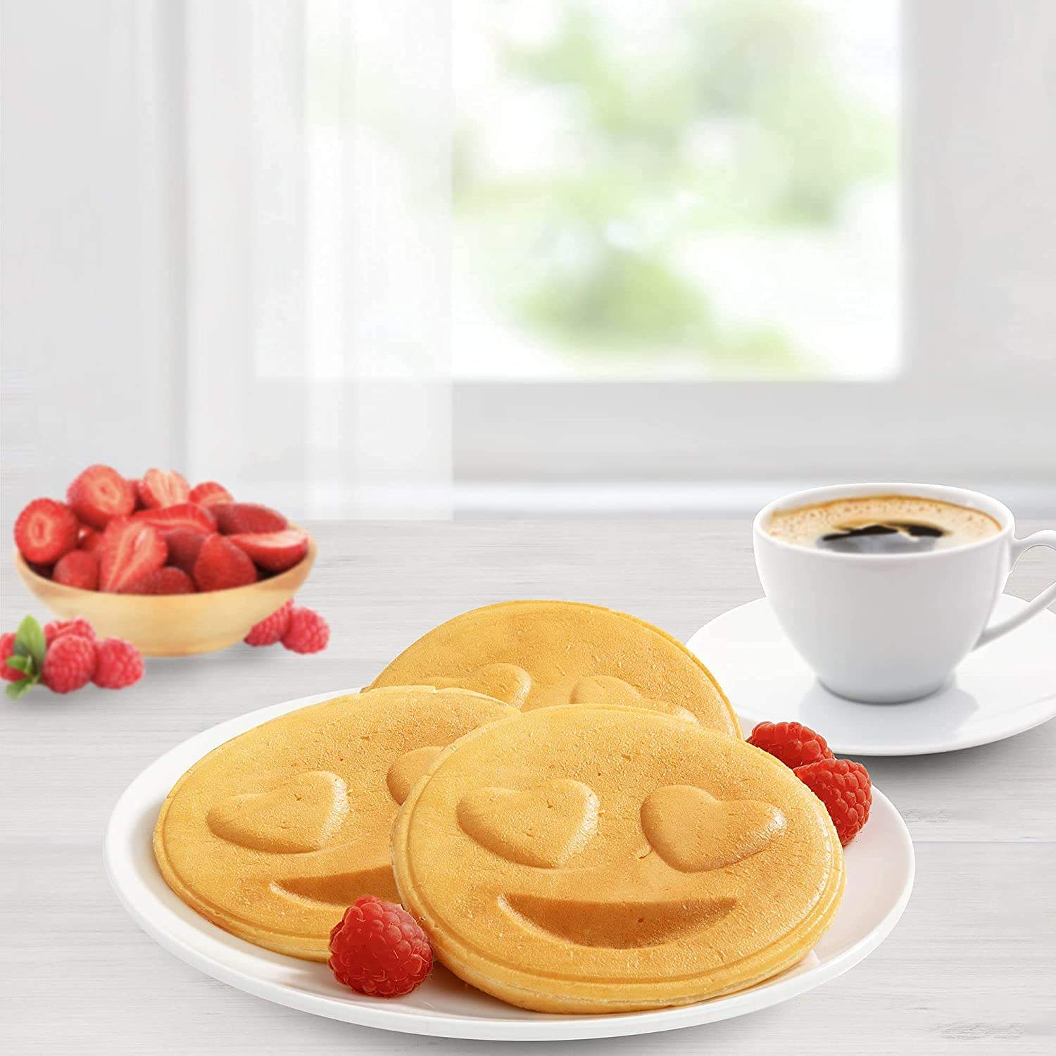 1 <3 Emoji-Waffle Wow!-Mini Waffler
