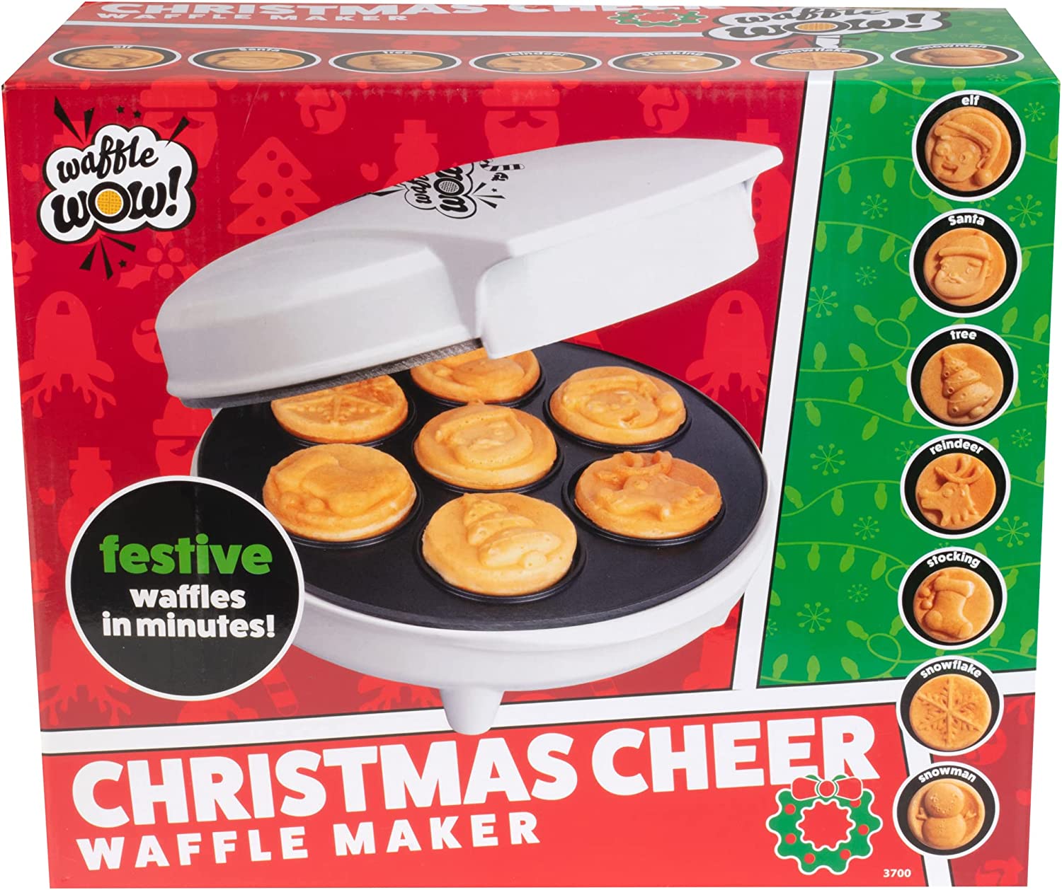 Christmas Cheer Waffle Maker