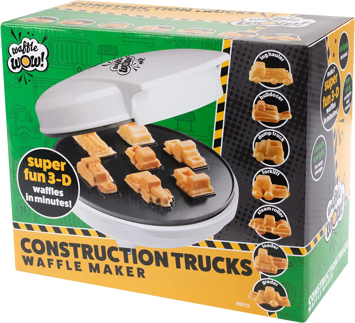 Construction Trucks Waffle Maker