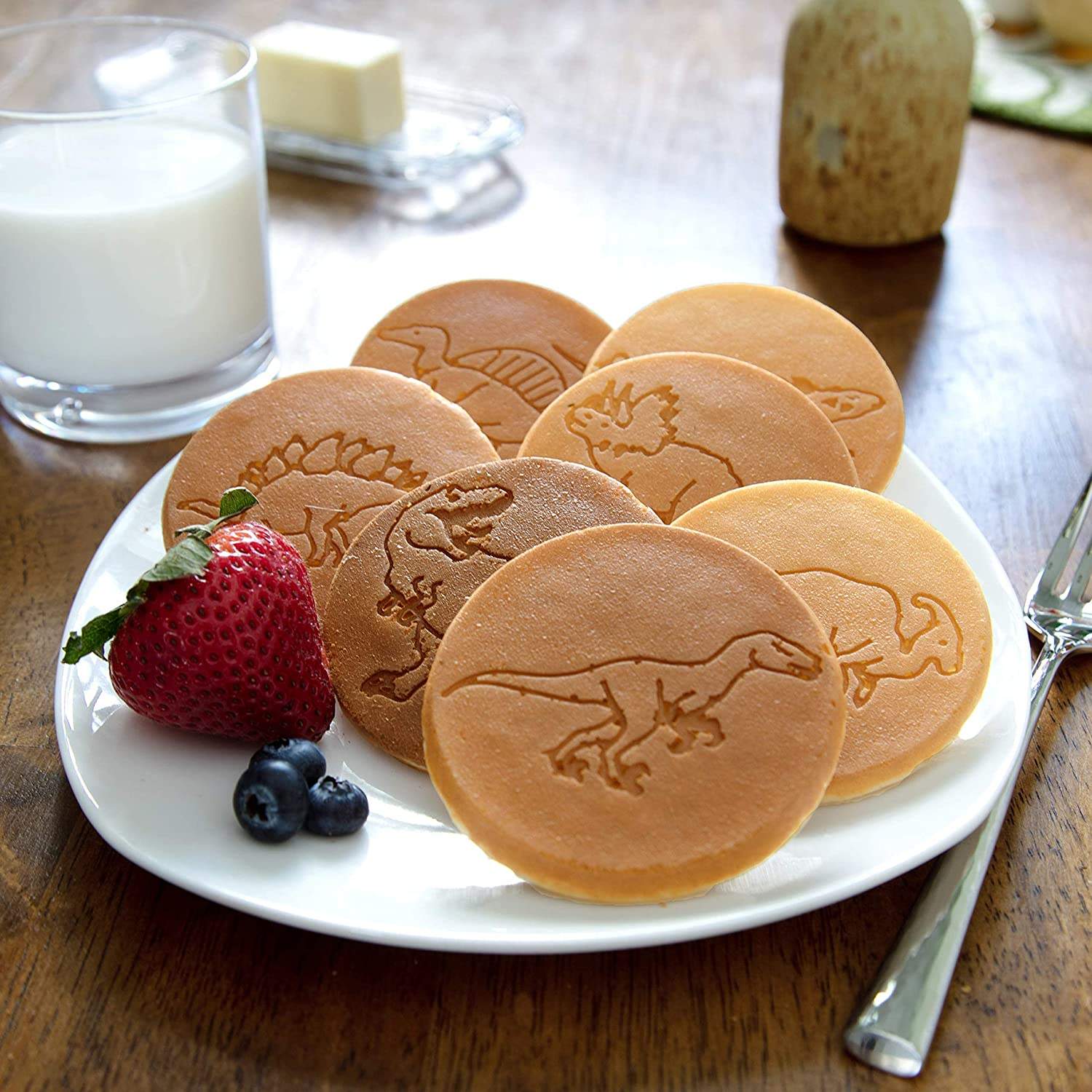 Pancake Maker Pancake Pan for Kids Pancake Griddle Induction Pan Nonstick  Pancake Molds for Kids Mini Animal Pancake Pan 