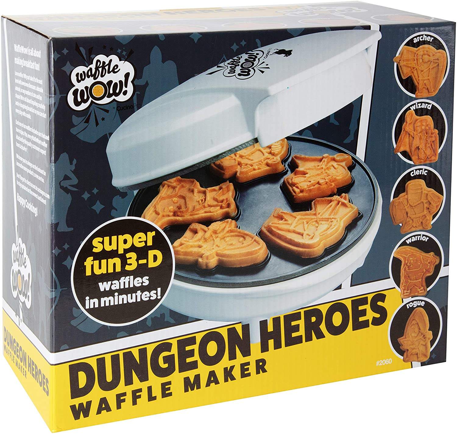 Add this waffle maker to your D&D campaign for critical deliciousness