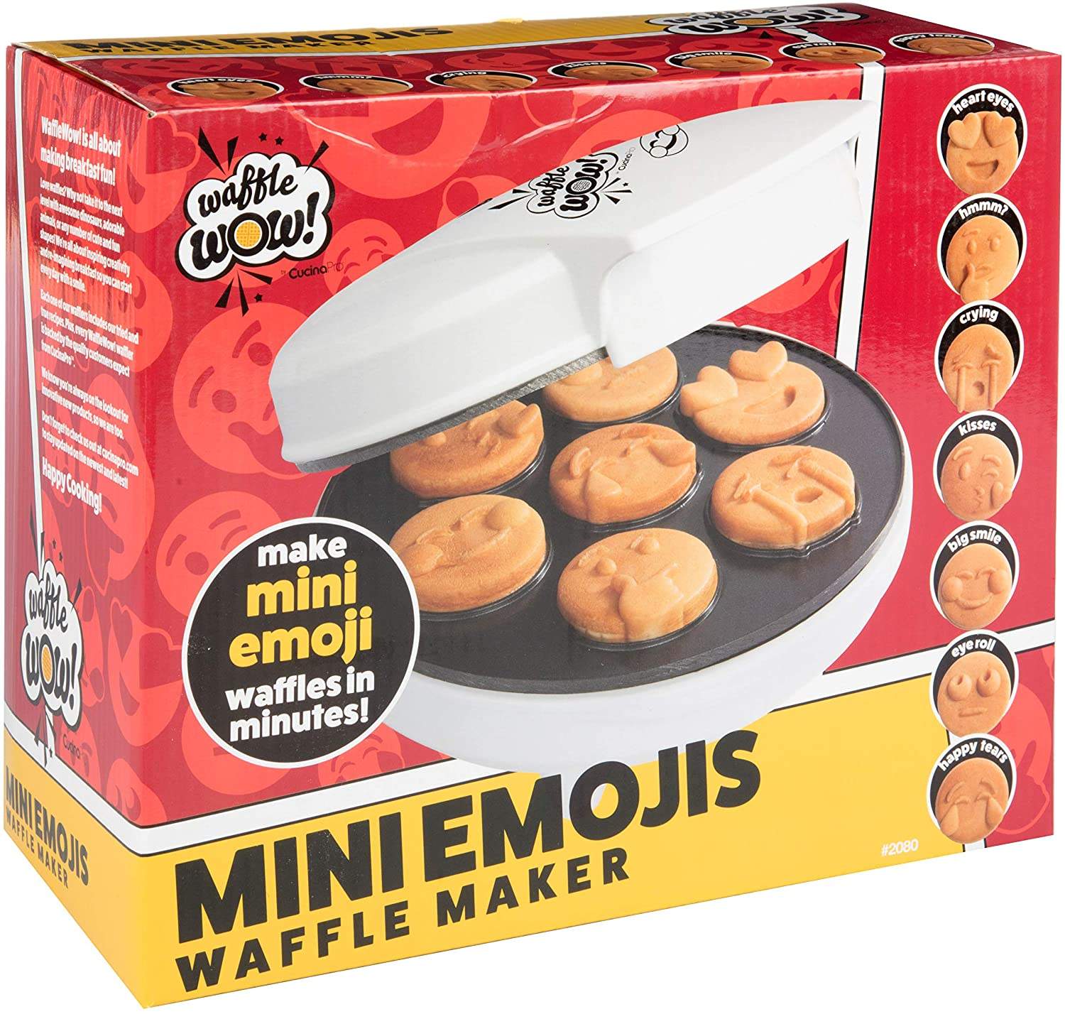 CucinaPro Mini gaufrier Emoji - Wayfair Canada