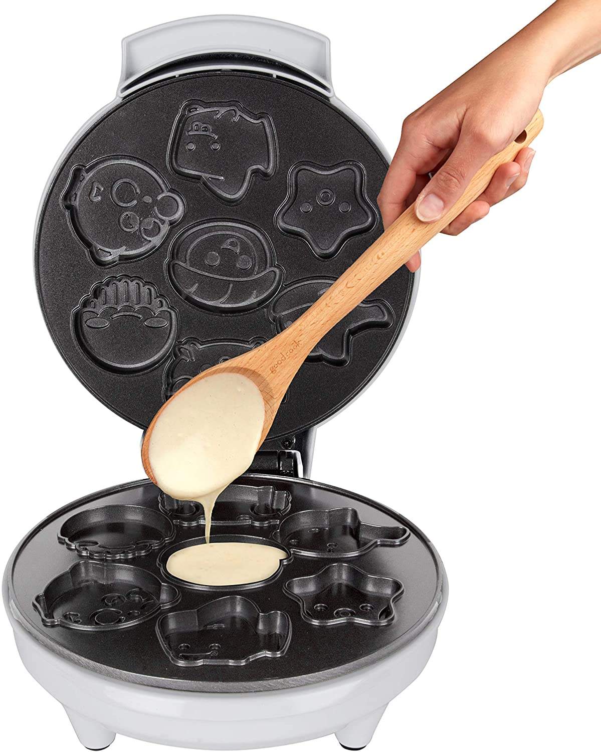 Animal Mini Waffle Maker - Make 7 Different Shaped Pancakes